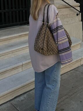 IRO Paris purple faded denim vest